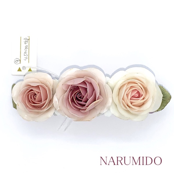 在庫処分Sale! 薔薇のバレッタ - NARUMIDO